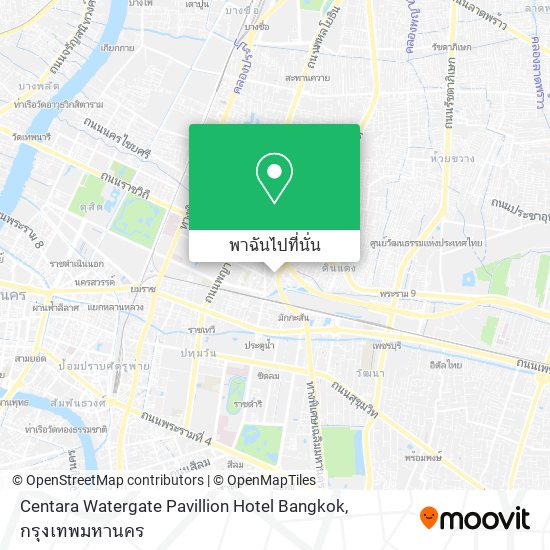Centara Watergate Pavillion Hotel Bangkok แผนที่