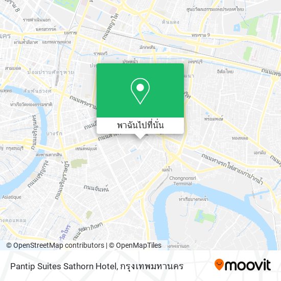 Pantip Suites Sathorn Hotel แผนที่