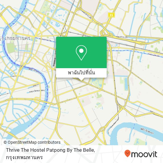 Thrive The Hostel Patpong By The Belle แผนที่