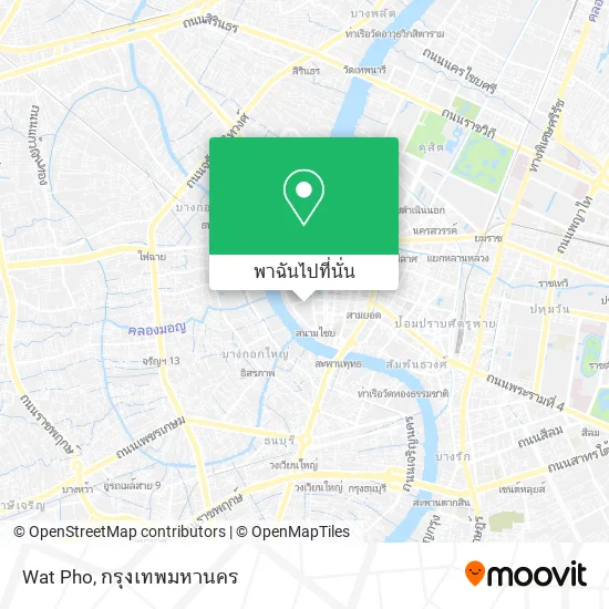 Wat Pho แผนที่