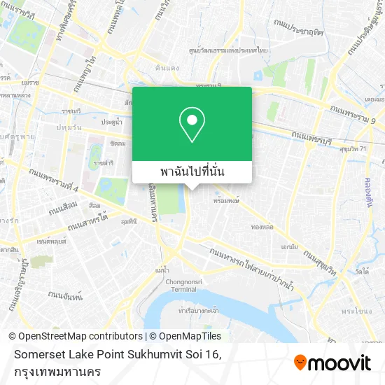 Somerset Lake Point Sukhumvit Soi 16 แผนที่