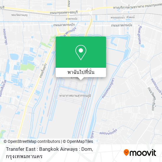 Transfer East : Bangkok Airways : Dom แผนที่