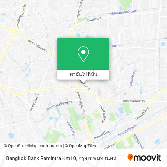 Bangkok Bank Ramintra Km10 แผนที่