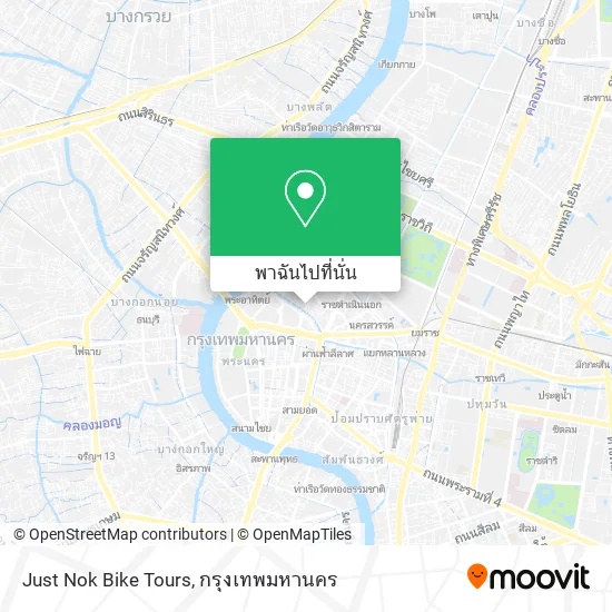 Just Nok Bike Tours แผนที่