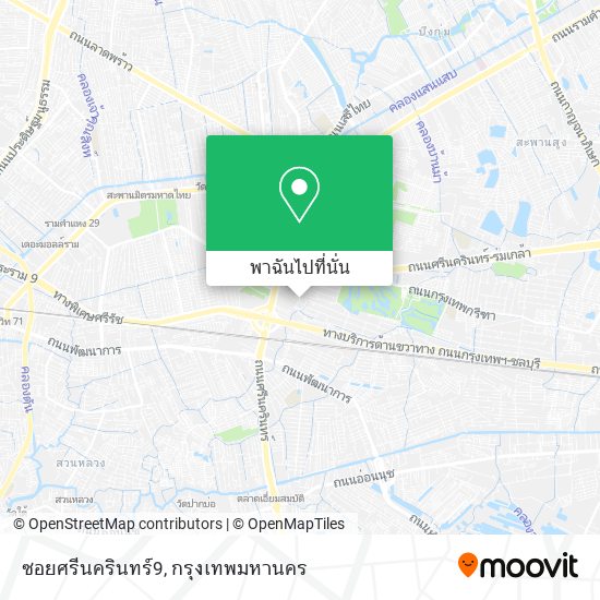 ซอยศรีนครินทร์9 แผนที่