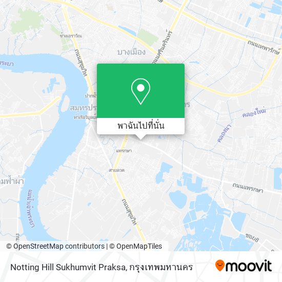 Notting Hill Sukhumvit Praksa แผนที่