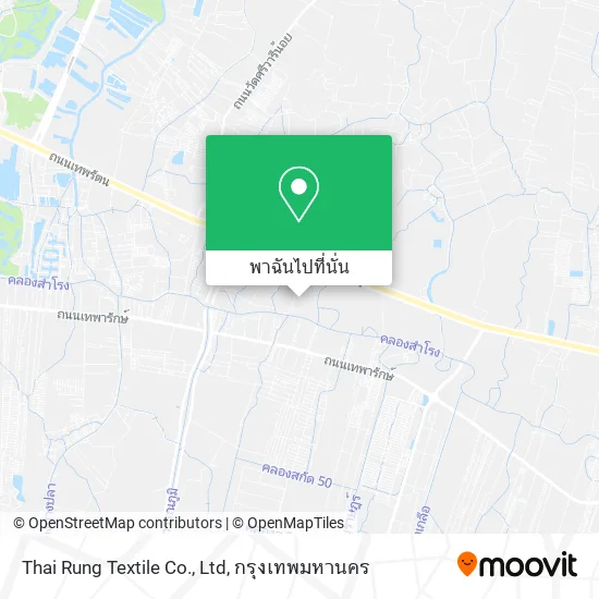 Thai Rung Textile Co., Ltd แผนที่