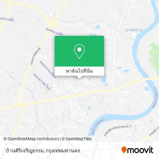 บ้านศิริเจริญธรรม แผนที่