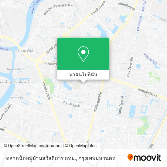 ตลาดนัดหมู่บ้านสวัสดิการ กทม. แผนที่
