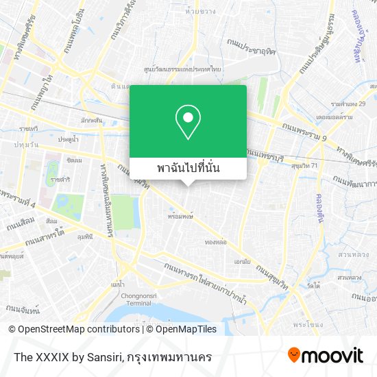 The XXXIX by Sansiri แผนที่