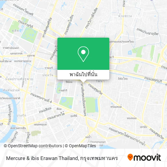 Mercure & ibis Erawan Thailand แผนที่