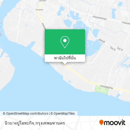 นิวบางปูโลหะกิจ แผนที่