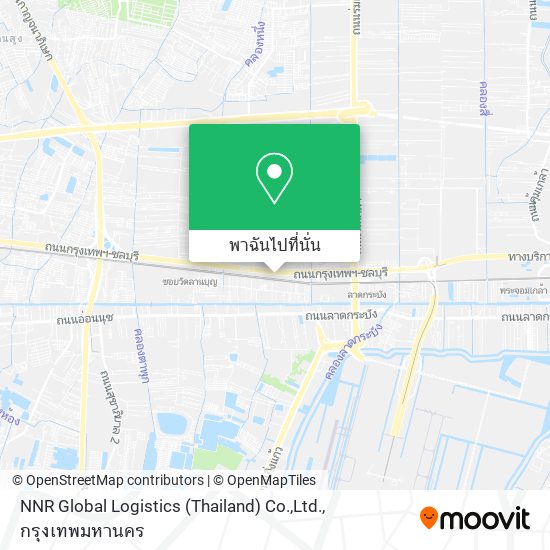 NNR Global Logistics (Thailand) Co.,Ltd. แผนที่