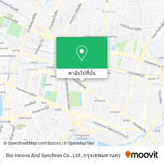 Bio-Innova And Synchron Co., Ltd. แผนที่