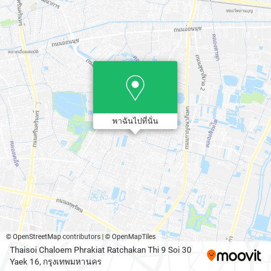 Thaisoi Chaloem Phrakiat Ratchakan Thi 9 Soi 30 Yaek 16 แผนที่