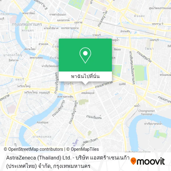 AstraZeneca (Thailand) Ltd. - บริษัท แอสตร้าเซนเนก้า (ประเทศไทย) จำกัด แผนที่
