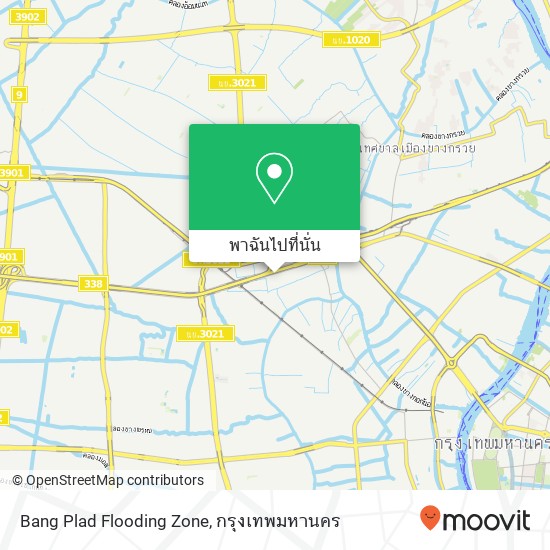 Bang Plad Flooding Zone แผนที่