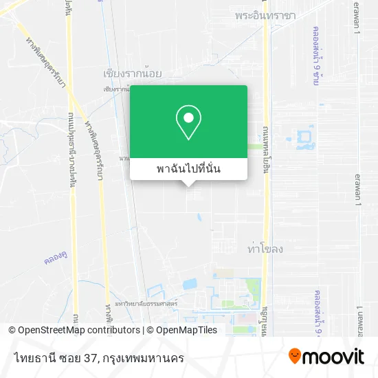 ไทยธานี ซอย 37 แผนที่