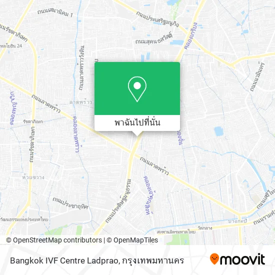 Bangkok IVF Centre Ladprao แผนที่