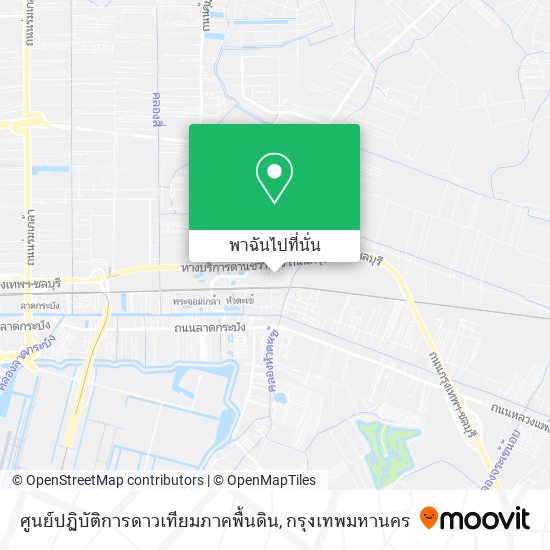 ศูนย์ปฏิบัติการดาวเทียมภาคพื้นดิน แผนที่