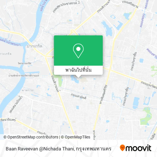 Baan Raveevan @Nichada Thani แผนที่