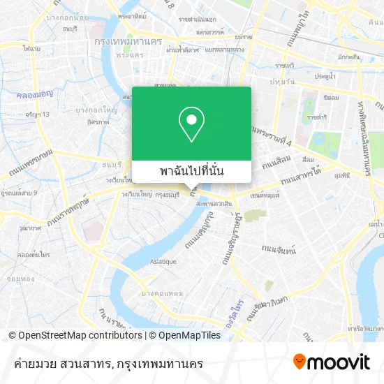 ค่ายมวย สวนสาทร แผนที่