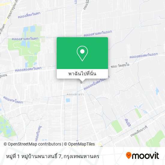 หมู่ที่ 1 หมู่บ้านพนาสนธิ์ 7 แผนที่