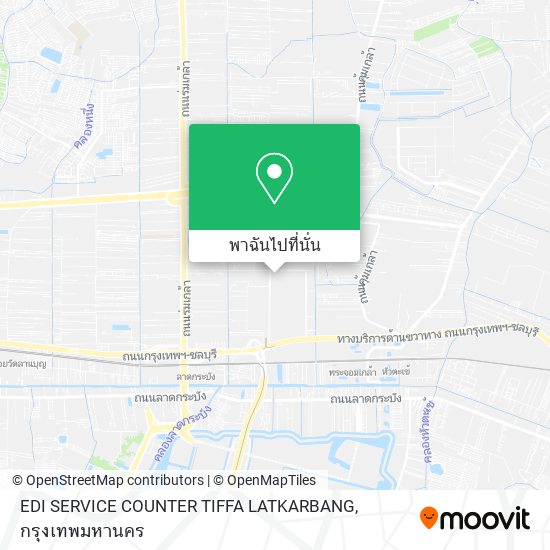 EDI SERVICE COUNTER TIFFA LATKARBANG แผนที่