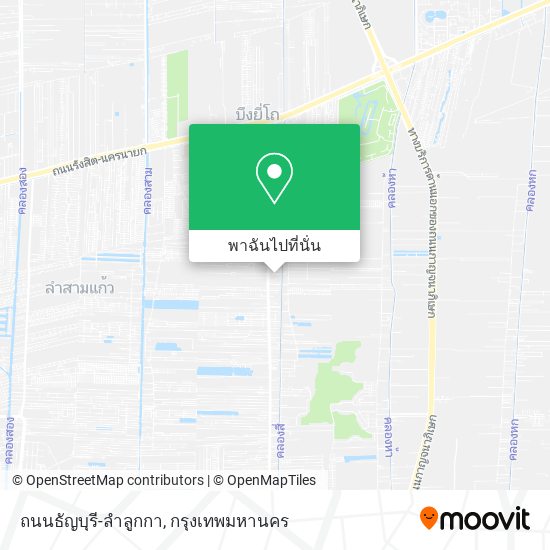 ถนนธัญบุรี-ลำลูกกา แผนที่