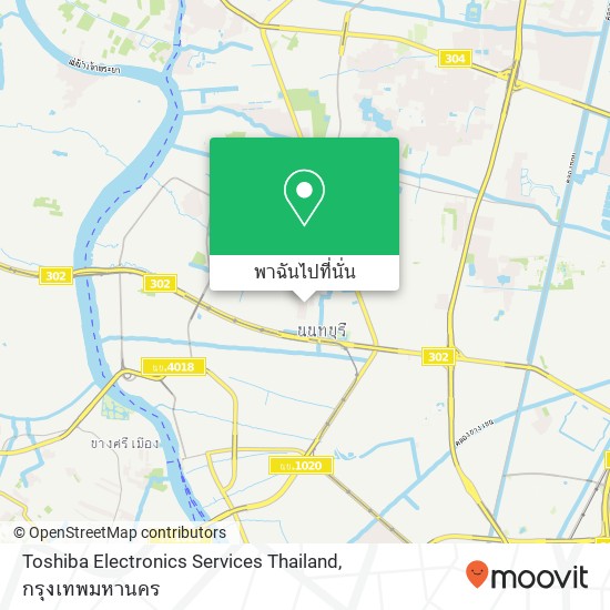 Toshiba Electronics Services Thailand แผนที่