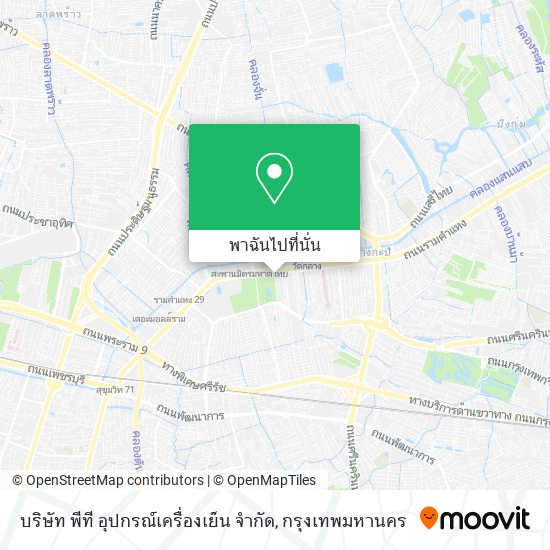 บริษัท พีที อุปกรณ์เครื่องเย็น จำกัด แผนที่