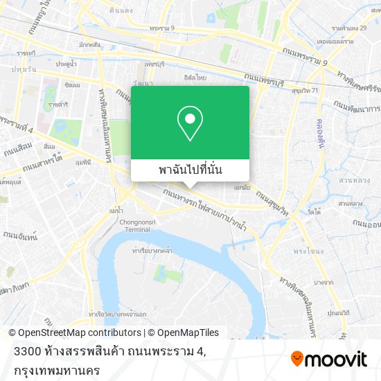 3300 ห้างสรรพสินค้า ถนนพระราม 4 แผนที่