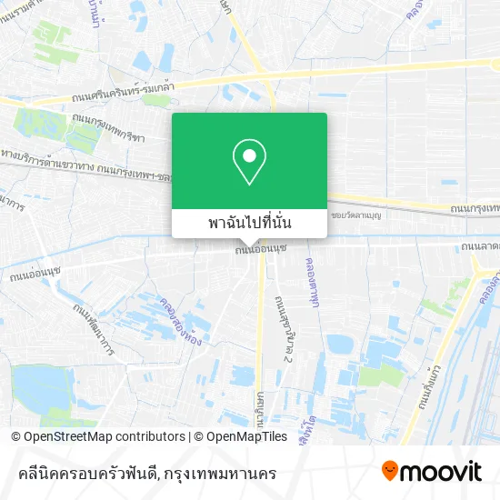 คลีนิคครอบครัวฟันดี แผนที่