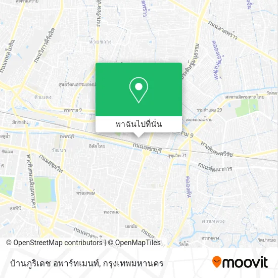 บ้านภูริเดช อพาร์ทเมนท์ แผนที่