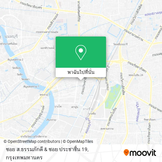 ซอย ส.ธรรมภักดี & ซอย ประชาชื่น 19 แผนที่