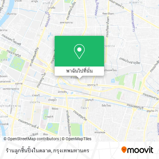 ร้านลูกชิ้นปิ้งในตลาด แผนที่