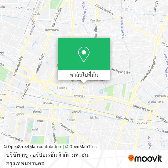 บริษัท ทรู คอร์ปอเรชั่น จำกัด มหาชน แผนที่