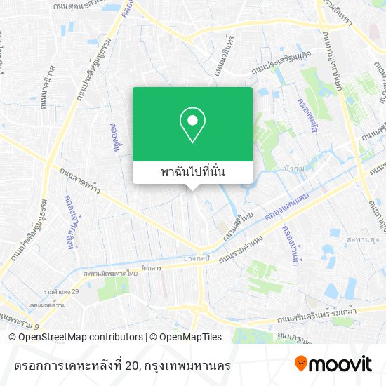 ตรอกการเคหะหลังที่ 20 แผนที่