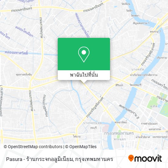 Pasura - ร้านกระจกอลูมิเนียม แผนที่