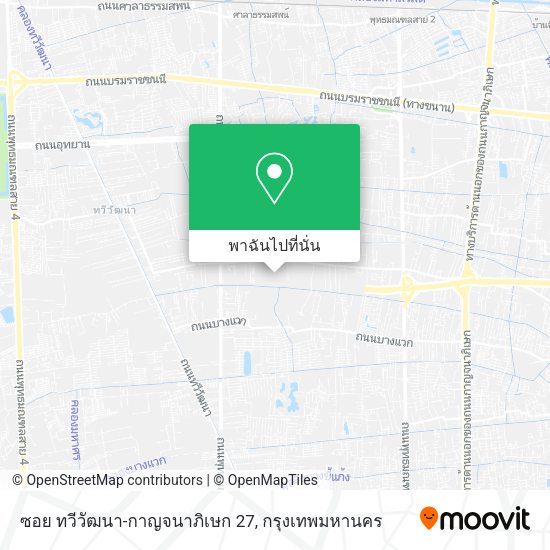 ซอย ทวีวัฒนา-กาญจนาภิเษก 27 แผนที่