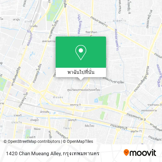 1420 Chan Mueang Alley แผนที่