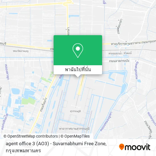 agent office 3 (AO3) - Suvarnabhumi Free Zone แผนที่