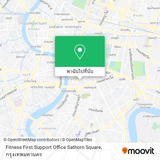 Fitness First Support Office Sathorn Square แผนที่