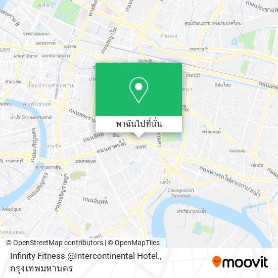 Infinity Fitness @Intercontinental Hotel. แผนที่