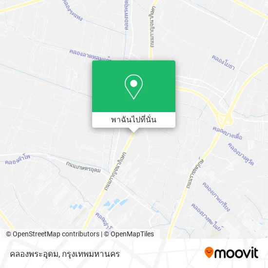คลองพระอุดม แผนที่