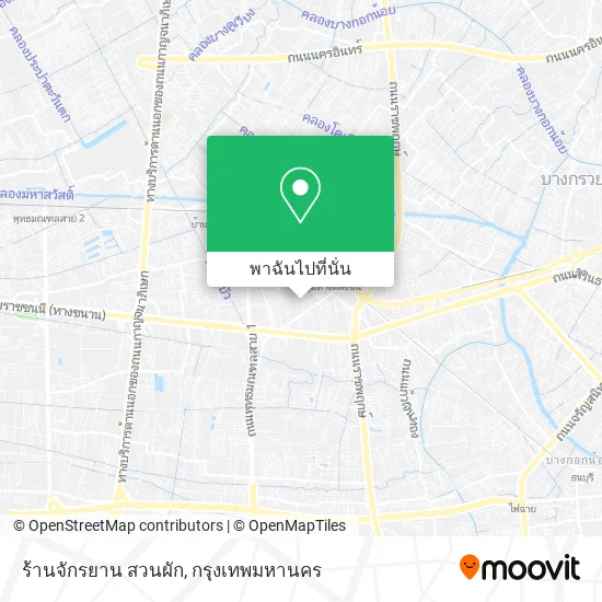 ร้านจักรยาน สวนผัก แผนที่