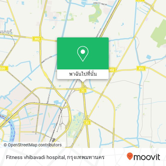 Fitness vhibavadi hospital แผนที่