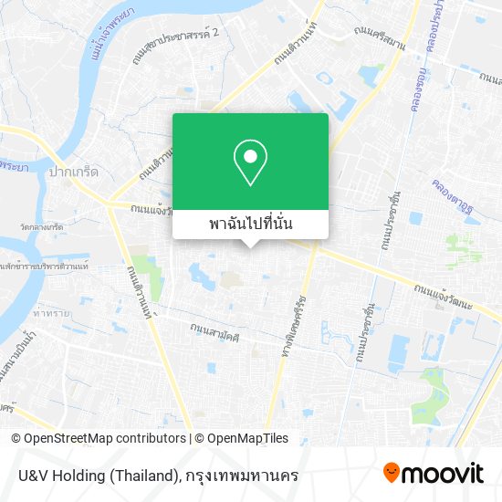 U&V Holding (Thailand) แผนที่