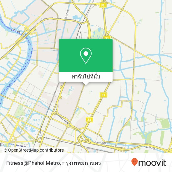 Fitness@Phahol Metro แผนที่