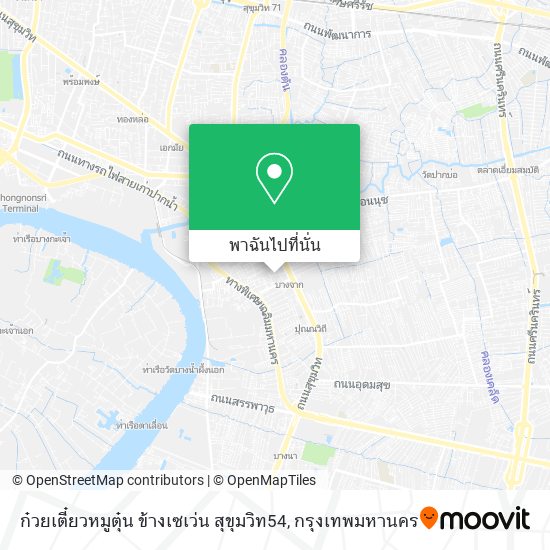 ก๋วยเตี๋ยวหมูตุ๋น ข้างเซเว่น สุขุมวิท54 แผนที่